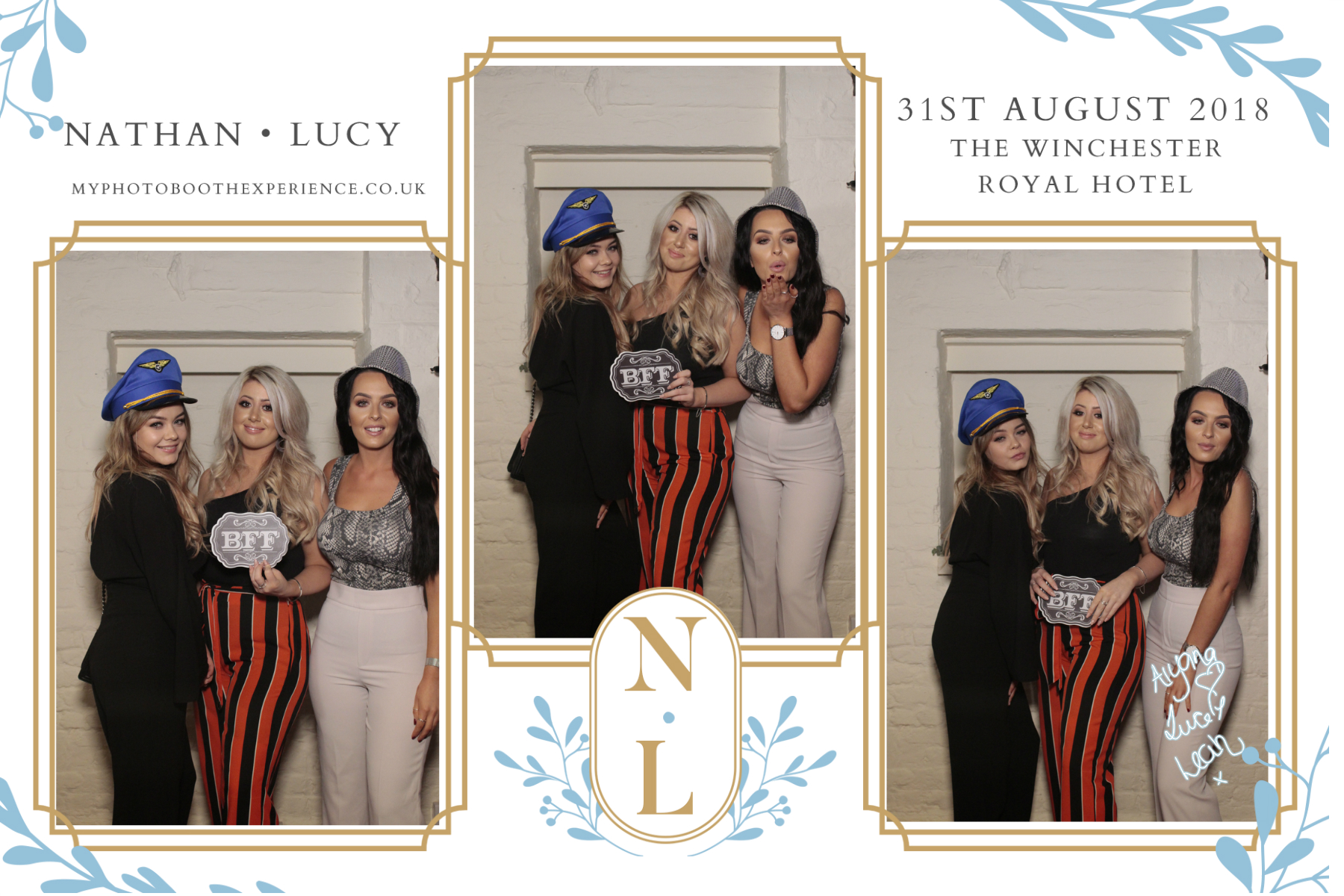 Nathan and Lucy’s wedding  | View more photos from the event at gallery.myphotoboothexperience.co.uk/u/MyPhotoBoothExperienceLtd/Nathan-and-Lucy’s-wedding